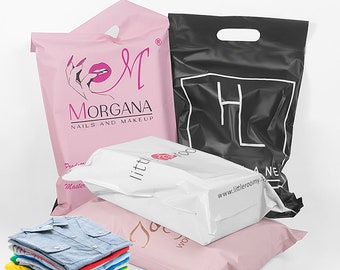 100pcs Custom Poly mailer with handle,Shipping Bags,custom handle bags,custom mailing bags,biogradable poly envelopes,custom shipping bags
