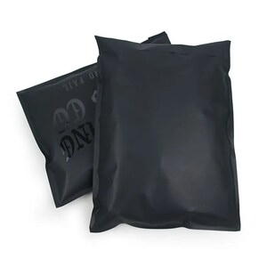 brand matte mailing mail self adhesive free plastic packaging custom printed shipping bag black spot poly mailer image 8
