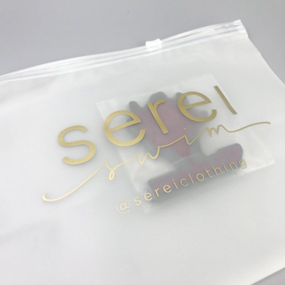 Custom Matte Zip Lock Bags,Personalized Plastic of Your Logo/Text Frosted  Zipper Bags,Pack 50.