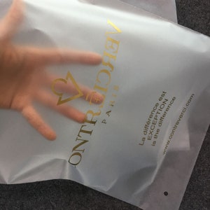 300 anpassade frostade dragkedjepåsar med logotyp, klädpåsar för underkläder, leksaker, sminkförpackningar med logotyptryck, anpassade paketpåsar, dragkedjepåse bild 4