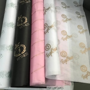 500PCS CUSTOM Tissue Paper, Custom Printed Tissue Paper, Custom Logo Tissue Paper, Personalized Tissue Paper for Gifts,  Bestseller