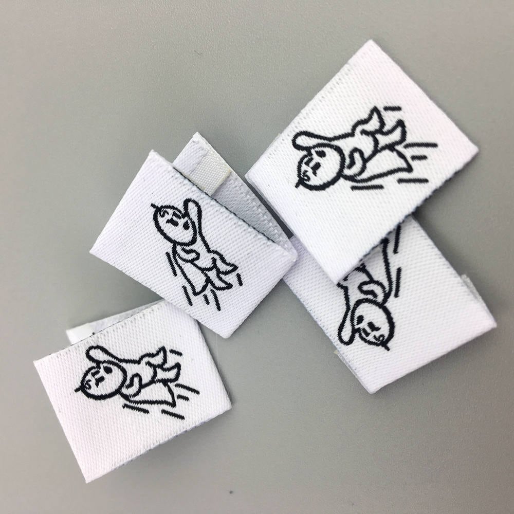 Custom hem tags embroidered hem tags shirt hem tags woven Etsy