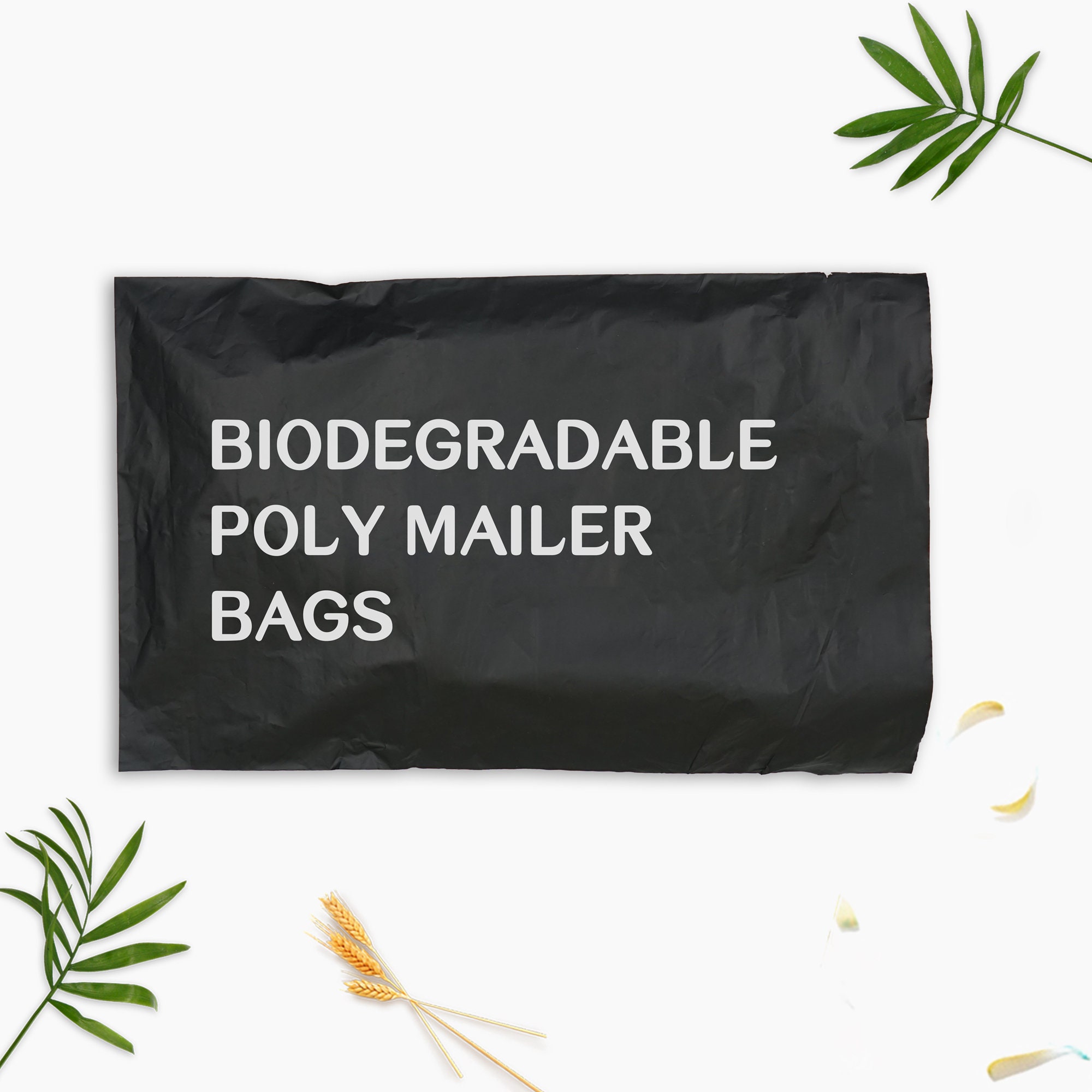Custom 1014 300pcs Eco friendly Mailing bag/ black Etsy