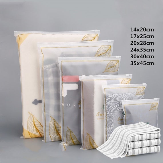 Custom Promotional Resealing Transparent Ziplock Bags PVC Plastic Clothing  Packaging Frosted Zipper Bags Printed Logo - China PE Bag,  Environment-Friendly Bag