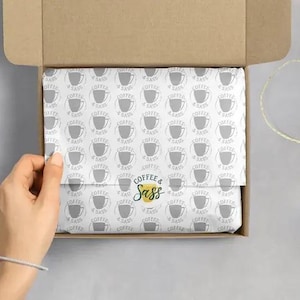 Product Wrapping Paper, Branded Tissue Paper, Digital Tissue Paper, Branding Stationery, Packaging Design, Sticker Mock Up, Emboss, Deboss