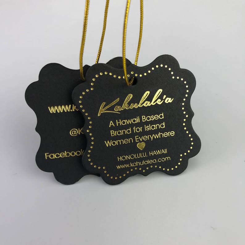 Custom Elastic Tags Elastic Hang Tag Hang Tag Elastic Loops Etsy