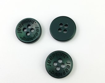 Custom Engraved Resin Buttons: Personalized Polyester or Plastic