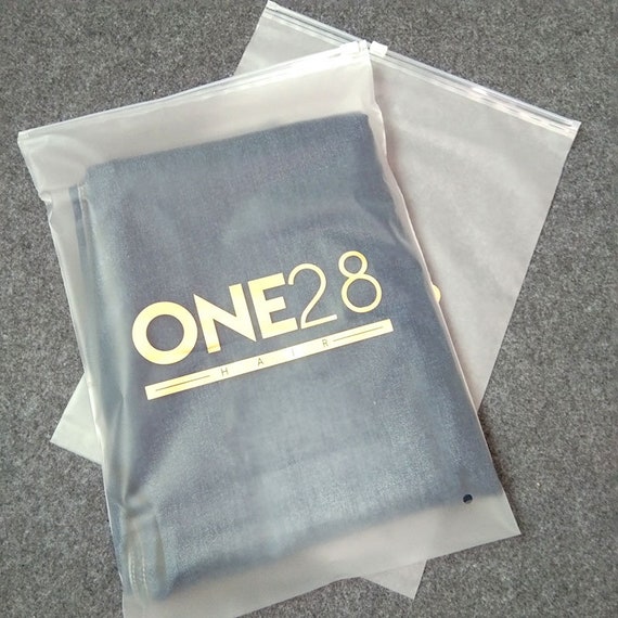 EVA frosted zipper bag packaging bag plastic ziplock bag clothing zipper  bag spot printed logo frosted bag