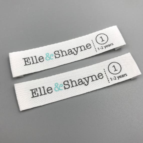 Custom Cotton Labels custom Printed Cotton Labels Wholesale Etsy