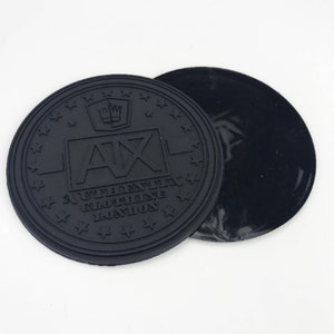 Custom PVC Rubber Patch: Iron On Logo Design for Clothing bild 8