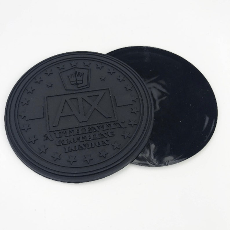 Custom PVC Rubber Patch: Iron On Logo Design for Clothing bild 8