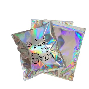 100-500 sobres de polietileno personalizados sobres holográficos bolsas de polietileno personalizadas bolsas de envío personalizadas con logotipo bolsa de franqueo