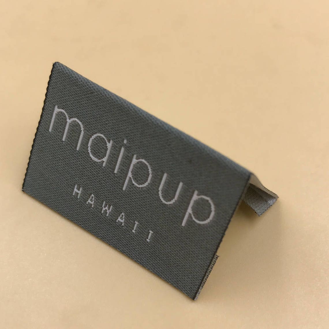 Custom jacquard woven label custom center fold jacquard Etsy