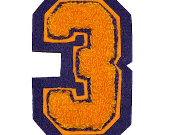 Custom Chenille Varsity Letter Patches: Self Adhesive Letterman Jacket Name