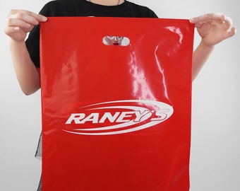 50-1000Pcs Custom Shopping Bags with Logo for Boutique Custom Plastic Bags with Logo Custom Merchandise Bags with Logo for Business