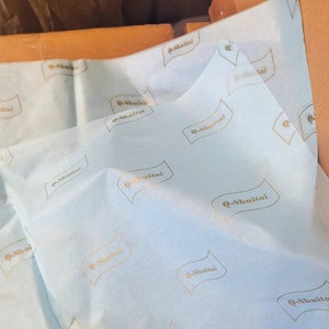 500PCS CUSTOM Tissue Paper, Custom Printed Tissue Paper, Custom Logo Tissue Paper, Personalized Tissue Paper for Gifts,  Bestseller