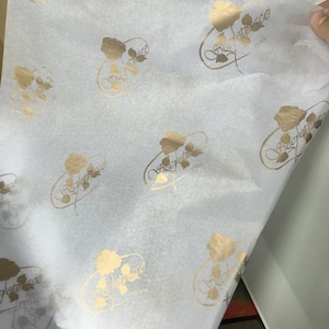 500 STÜCKE CUSTOM Seidenpapier, Individuell bedrucktes Seidenpapier, Seidenpapier mit individuellem Logo, Personalisiertes Seidenpapier für Geschenke, Bestseller