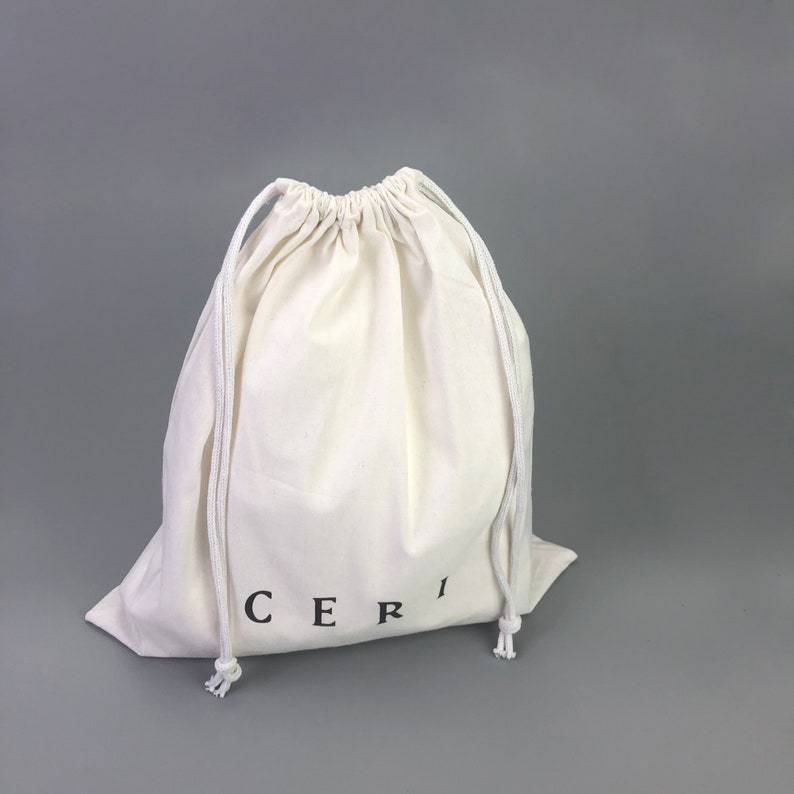 large cotton drawstring bags