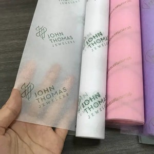 500PCS CUSTOM Tissue Paper, Custom Printed Tissue Paper, Custom Logo Tissue Paper, Personalized Tissue Paper for Gifts,  Bestseller