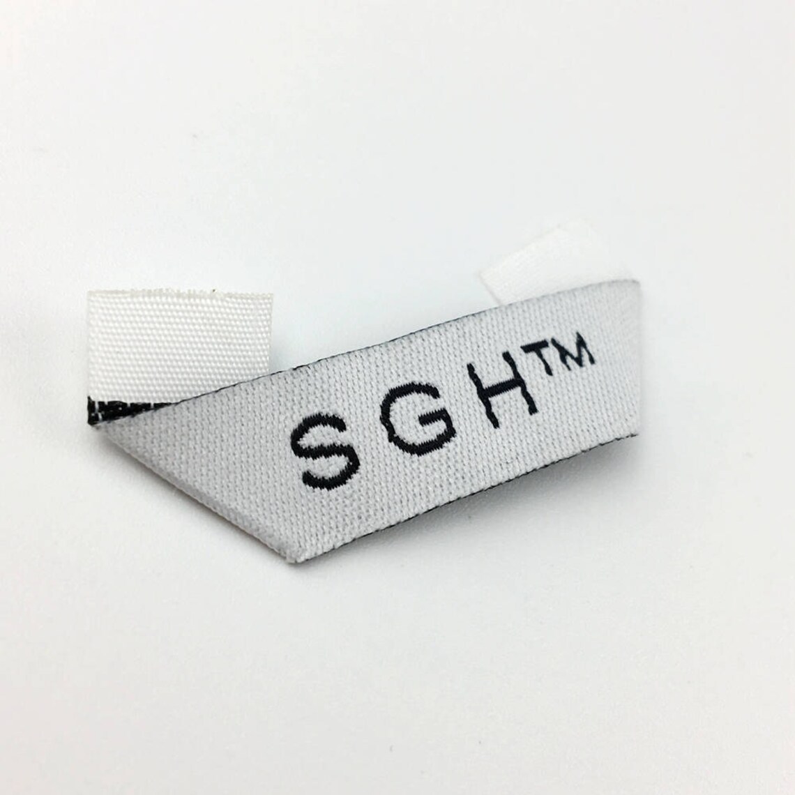 Mitre fold woven label custom custom mitre fold woven label Etsy
