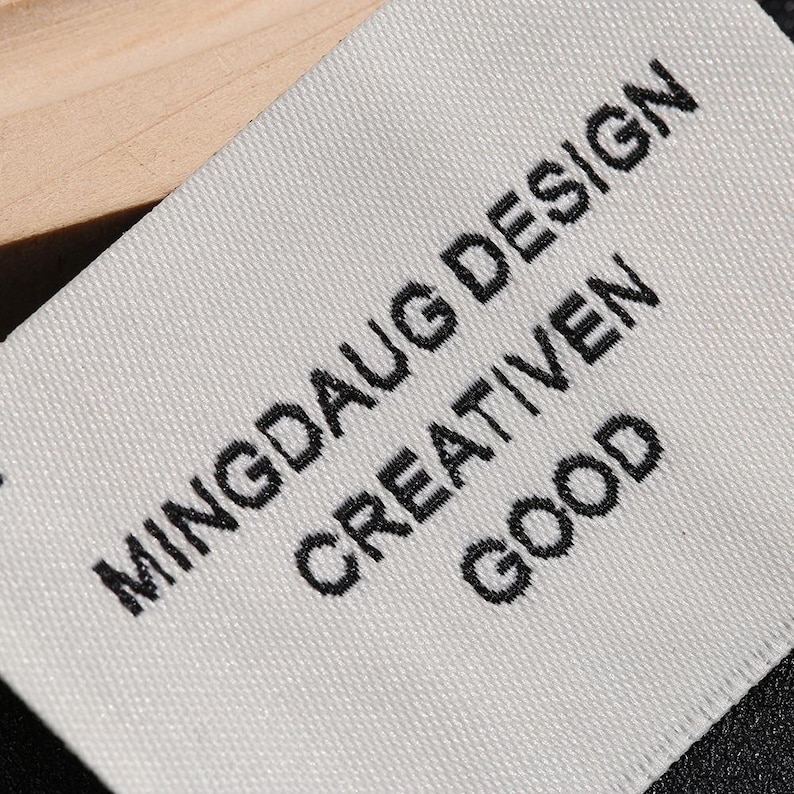 500 Custom Woven Clothing Labels: Hem Tags - Etsy