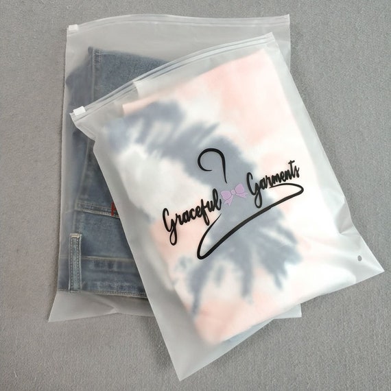 1000pcs on Sale Custom Frosted Zipper Bags, Custom Zipper Bag, Clothes Plastic  Bag, Jewelry,custom Zip Lock Bag for Poly Mailerer Loop 