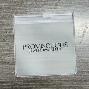 100カスタムジュエリーポーチ、PVC透明ジッパーバッグ、カスタマイズされた高品質のジュエリーパッケージ、ロゴ入りカスタムジュエリーバッグ