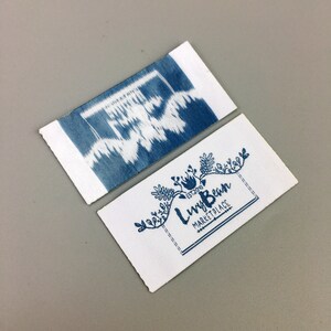 100pcs Custom iron on fabric label, Custom Woven labels, name labels, iron on clothing label, heat transfer labels