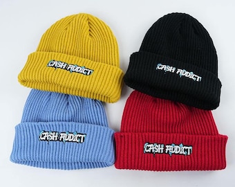 Personalized Embroidered Acrylic Beanie: Custom Logo Winter Hat