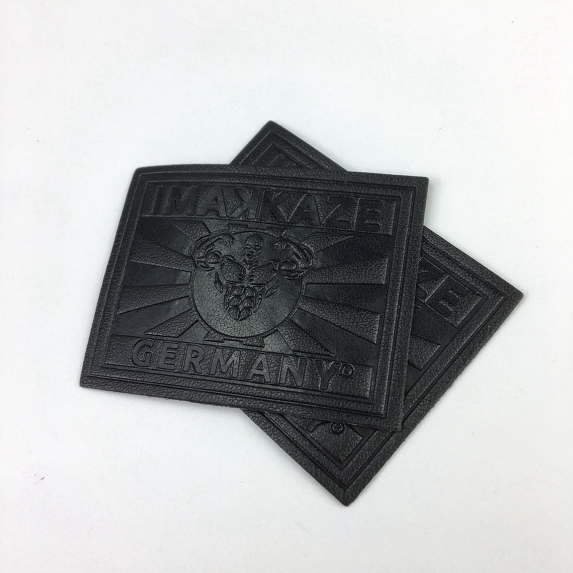 200 Custom Embossed Leather Patch PU Leather Patch Custom Etsy