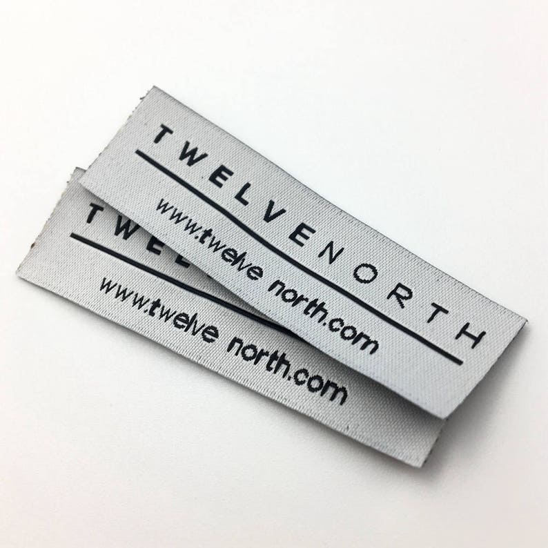 Custom shoe insole labels custom woven label for shoes Etsy