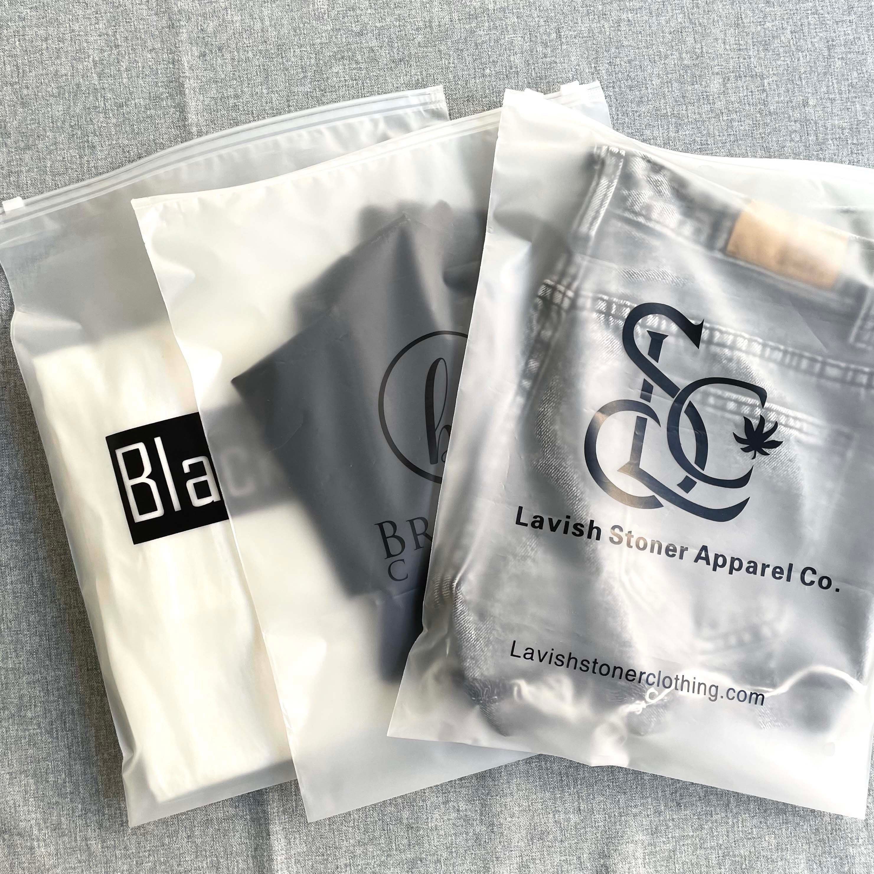 Custom Matte Zip Lock Bags,Personalized Plastic of Your Logo/Text Frosted  Zipper Bags,Pack 50.