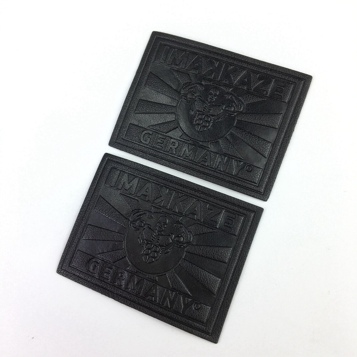 200 Custom Embossed Leather Patch PU Leather Patch Custom Etsy