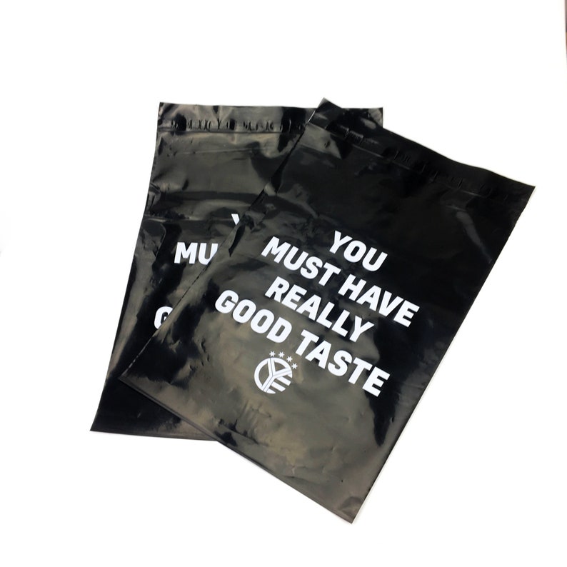 Custom Black Poly Mailer Bags Custom Clothing Packaging Bags Etsy