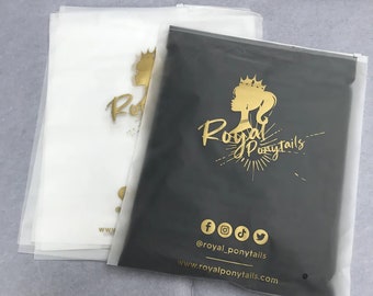 Custom Frosted Zipper Bags with Logo Printing, Clothing Packaging, Makeup Bags