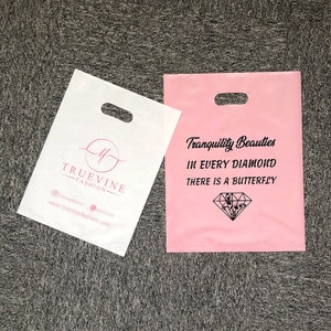 100 個 8''*12''/20 cm*30 cm カスタムダイカットバッグ、カスタム商品バッグ、衣類用カスタムロゴ入り衣類用配送バッグ