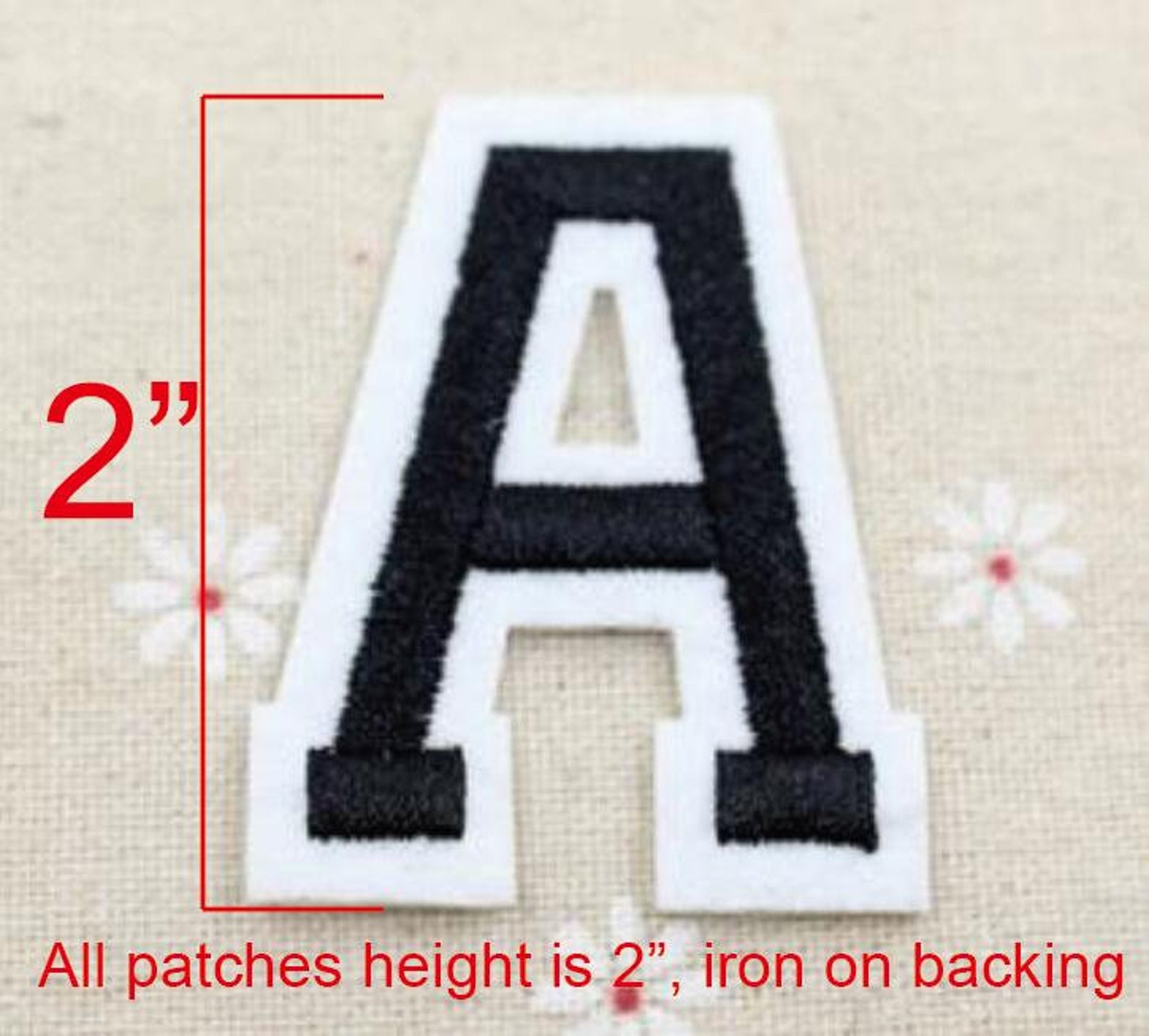 Wholesale Letter Patches Embroidered Letter Patches Iron on Etsy