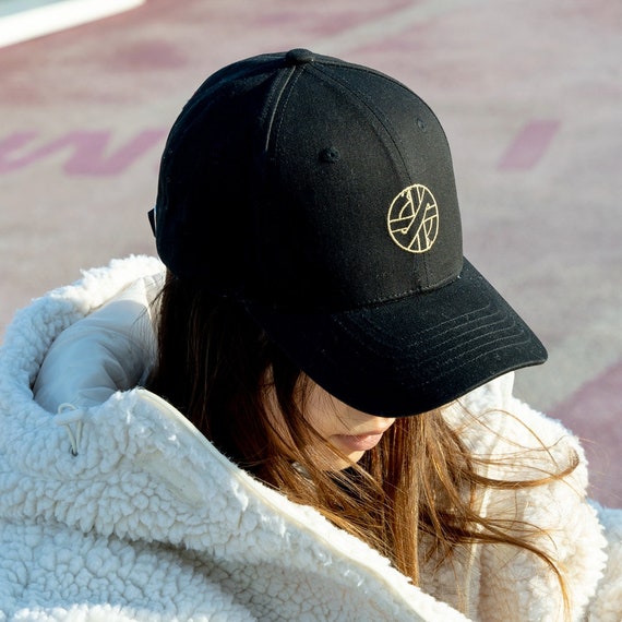 Fashion Women\'s Black and Gold Logo Cap OK western captain trucker hat black | Trendy Hats - Lush  main image 4