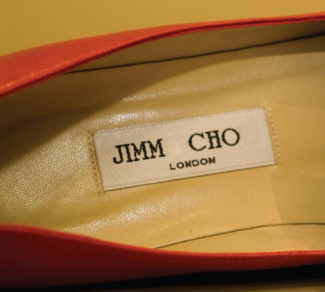 Custom Shoe Insole Labels Custom Woven Label for Shoes Etsy