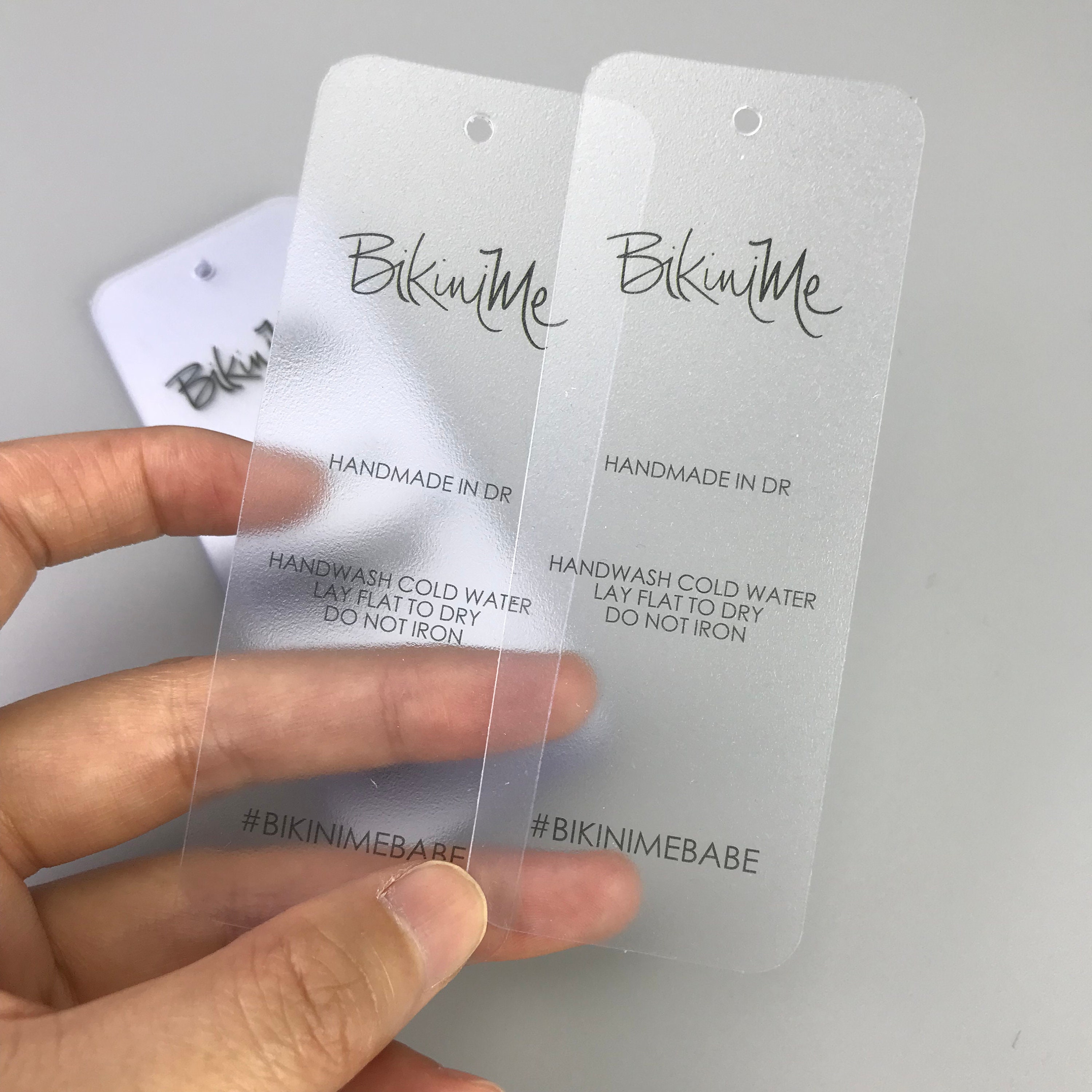 Custom PVC Hang Tags Custom Frosted Hang Tags High Quality Etsy