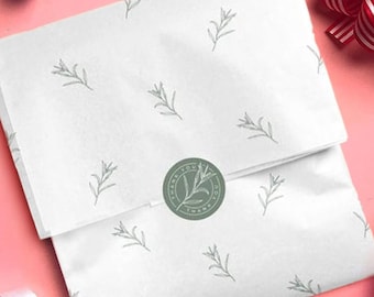 Custom Logo Tissue Paper: 15'' x 20'' Printed Wrapping, Pack of 500
