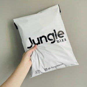 1000 sobres de polietileno blancos personalizados con autocierre y adhesivos, bolsas de envío personalizadas con logotipo, sobres de polietileno personalizados para ropa