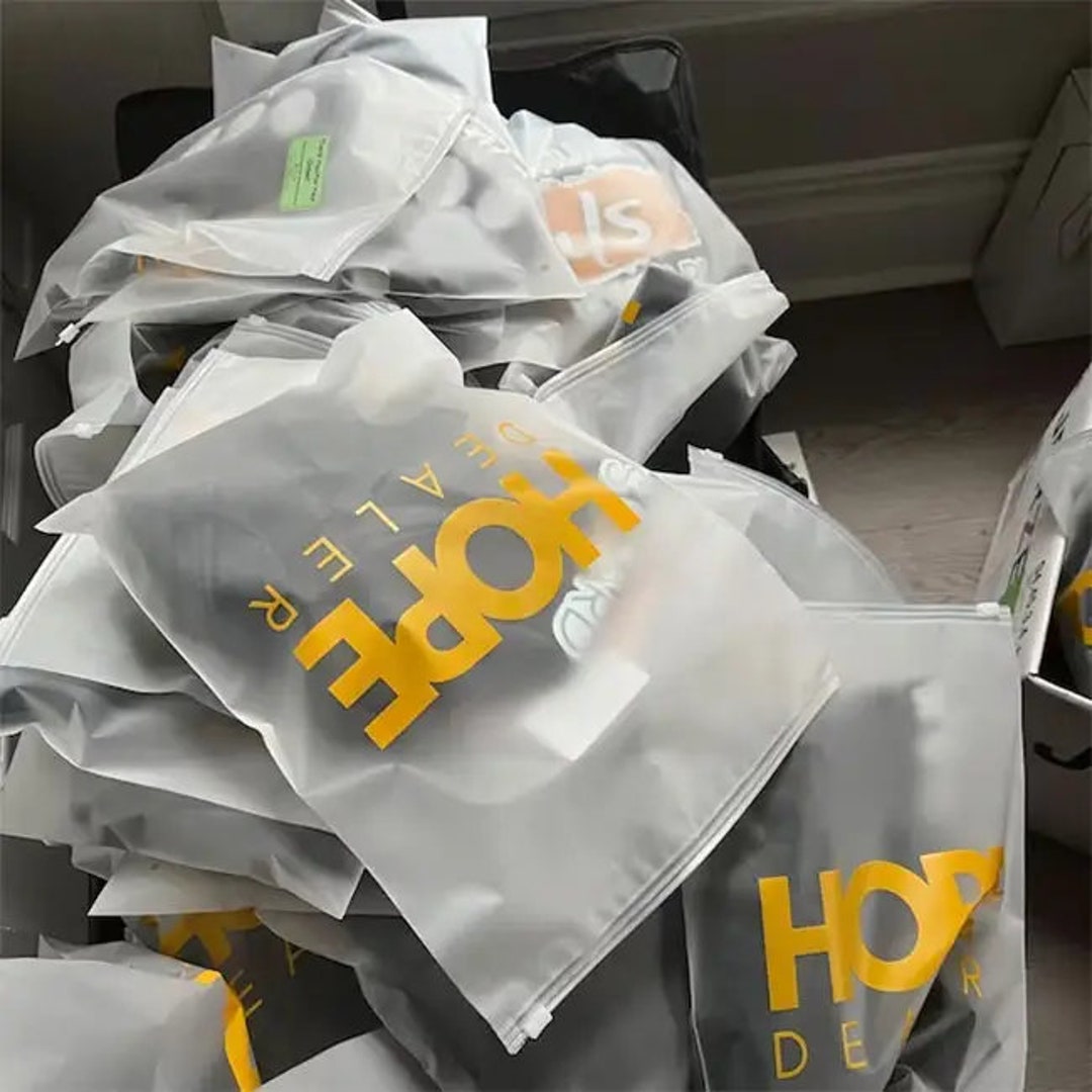 1001000pcs Custom Frosted Zipper Lock Bags High Quality Plastic Bags