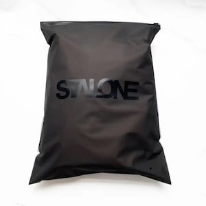 Black translucent frosted zipper bags translucent zipper bags garment packaging bags translucent black Packaging bags