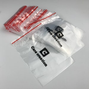 Clear Transparent Reseable Zipper Bags Baggies Packaging Jewelry Powders Herbs