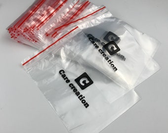 Clear Transparent Reseable Zipper Bags Baggies Packaging Jewelry Powders Herbs