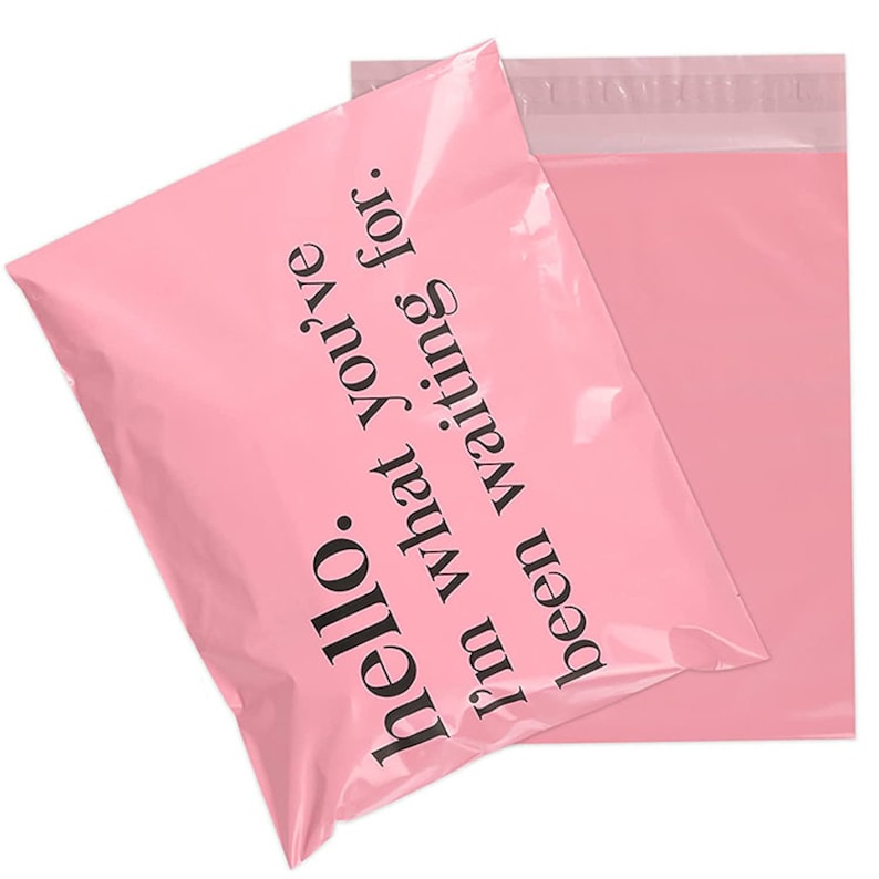 1000pcs Poly Mailers Custom Custom Pink Poly Mailers Etsy