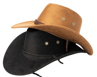 Cowboy Hat | Shapeable Cowboy Hat | Cowboy Hat with Hat Band | Longhorn Hatband | Gift For Him | Unisex Cowboy Hat | Western Hat