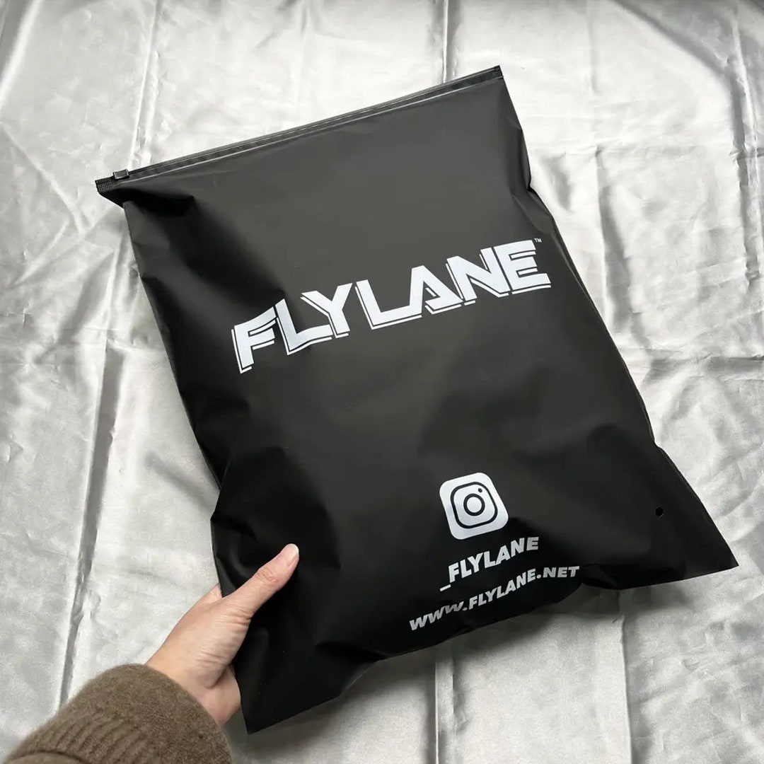 Black Zipper Bags With Logo,customized Clothing Bags for