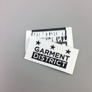 Custom 30pcs damask woven label with free ship, Custom Woven labels, name labels, damask clothing labels, woven label for clothing